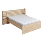 LIT 140 X 190 CM - CHENE ET BLANC – Image 2