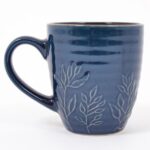 MUG 35 CL EN GRÈS - BLEU – Image 2
