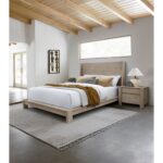 LIT + SOMMIER 160X200 CM - GRIS WASH – Image 2