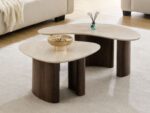 SET 2 TABLES BASSES GIGOGNES EN MDF - CHÊNE – Image 2