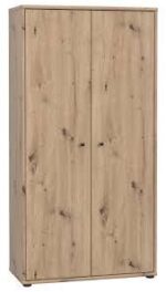 ARMOIRE MULTIFONCTION 2 PORTES - CHÊNE ARTISAN – Image 2