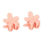 LOT DE 2 PINCES À CHEVEUX FLEUR - ROSE – Image 2