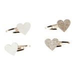 LOT DE 2 BARRETTES COEUR – Image 2