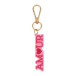 PORTE-CLÉS MESSAGE AMOUR - ROSE – Image 2