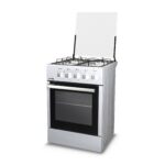 CUISINIÈRE 4 FEUX GAZ AVEC FOUR GAZ ET GRILL - BLANC SHARCOOL – Image 2