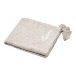 PLAID 125X150 CM EN COTON - NATUREL – Image 2