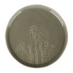 ASSIETTE PLATE 26,5 CM EN GRÈS - MOTIF FLORAL – Image 2