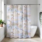 RIDEAU DE DOUCHE IMPRIMÉ 180X180 CM EN POLYESTER – Image 2