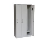 ARMOIRE INDUSTRIELLE 3 PORTES AVEC SERRURE - GRIS – Image 3
