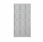 ARMOIRE INDUSTRIELLE 12 PORTES AVEC SERRURE - GRIS – Image 3