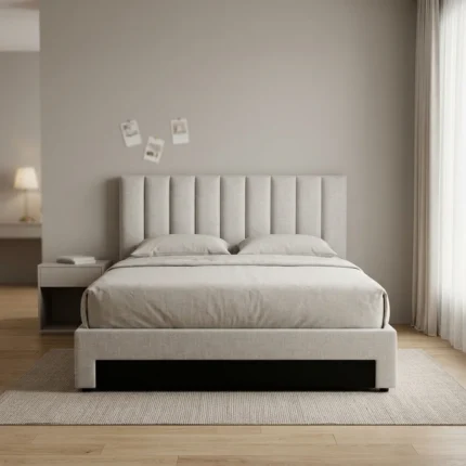 TÊTE DE LIT 180 CM - GRIS