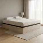 SOMMIER COFFRE 140 X 190 CM - CHENE