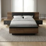 LIT 160 X 200 CM + 2 CHEVETS SUSPENDU - COTTAGE