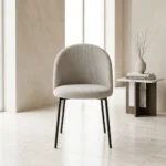 CHAISE COTELE DOSSIER ARCHE - GRIS