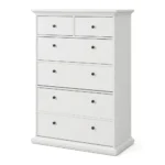 COMMODE 6 TIROIRS - BLANC