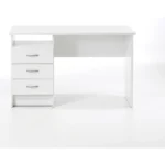 BUREAU 1 NICHE + 3 TIROIRS-  BLANC
