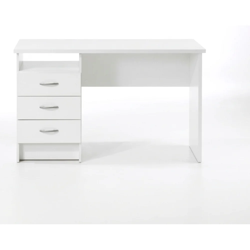 AI Generated Product Image BUREAU 1 NICHE + 3 TIROIRS- BLANC – Image 1