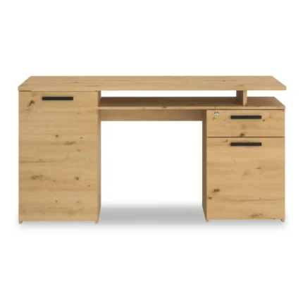BUREAU + REHAUSSEUR - CHENE ARTISAN
