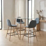 TABLE HAUTE + 4 CHAISES