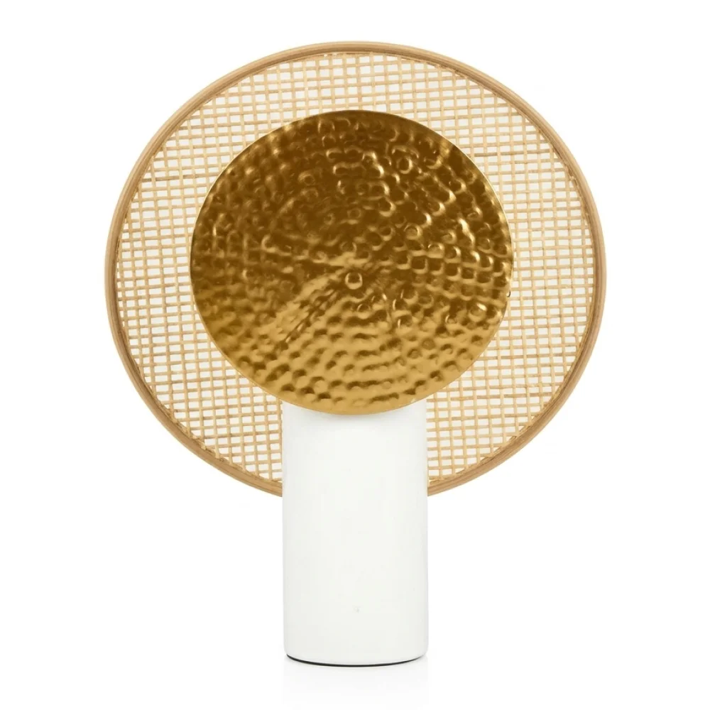 AI Generated Product Image LAMPE À POSER CÉRAMIQUE ET JUTE - BEIGE – Image 1