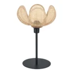 LAMPE À POSER EN BAMBOU - NOIR