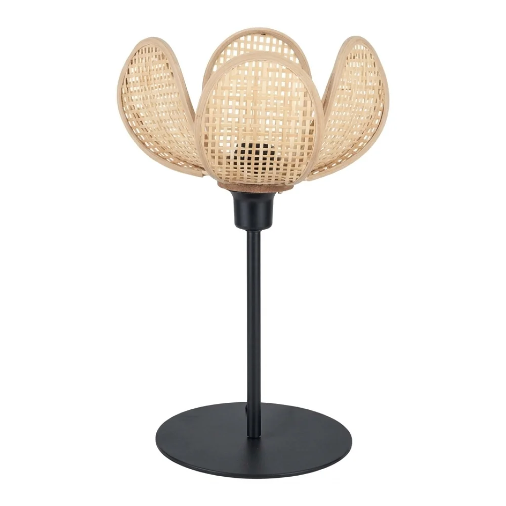 AI Generated Product Image LAMPE À POSER EN BAMBOU - NOIR – Image 1