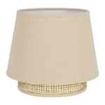 LAMPE À POSER - BEIGE