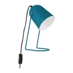 LAMPE À POSER EN MÉTAL - BLEU