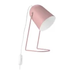 LAMPE À POSER EN MÉTAL - ROSE