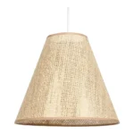 SUSPENSION CONIQUE Ø30CM - NATUREL