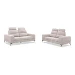 CANAPE 3 PLACES + 2 PLACES  AVANCE- RECUL - BEIGE