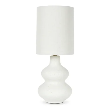 LAMPE CÉRAMIQUE - BLANC
