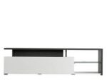 MEUBLE TV 1 PORTE 3 NICHES - BLANC – Image 2