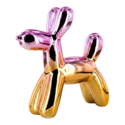 STATUETTE CHIEN DÉCORATIVE ÉLECTRO