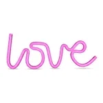 NÉON DÉCORATIF LOVE - ROSE