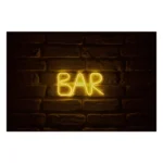 NÉON DÉCORATIF BAR - JAUNE