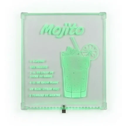 NÉON DÉCORATIF MOJITO USB - VERT