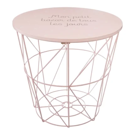 TABLE DE RANGEMENT - ROSE