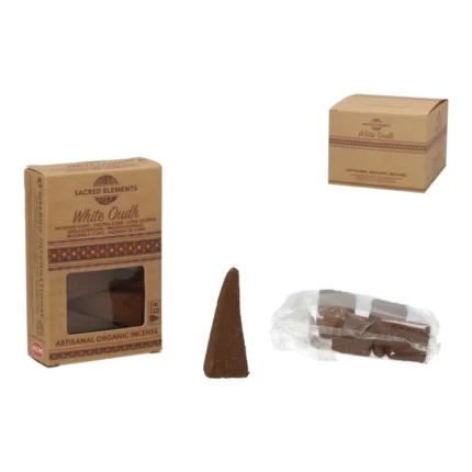 LOT DE 5 CÔNES D'ENCENS OUD BLANC BIO