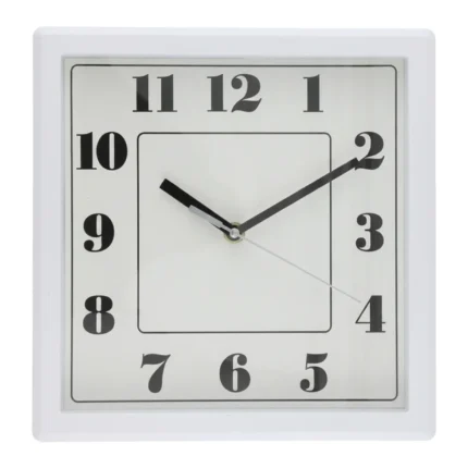 HORLOGE MURALE - BLANC