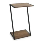TABLE D'APPOINT EN MDF ET MÉTAL
