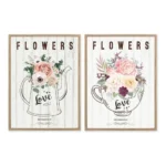 TOILE DÉCORATIVE FLEURS