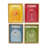 CADRE DÉCORATIF COCKTAILS