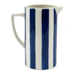 VASE À RAYURES - BLEU