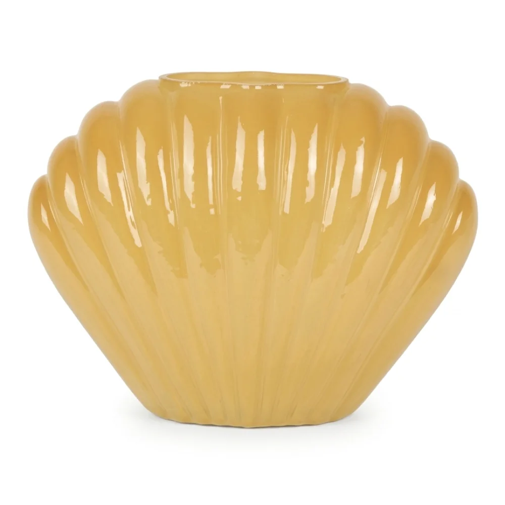 AI Generated Product Image VASE DÉCORATIF - OCRE – Image 1