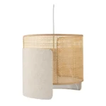 SUSPENSION BOURGEON EN LIN - BEIGE