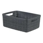 PANIER EN JUTE - GRIS