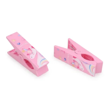 LOT DE 2 PINCES À SERVIETTE LICORNE