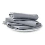 LOT DE 4 SERVIETTES DE TABLE 40X40 CM EN COTON