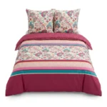 PARURE DE LIT 140X200 CM EN COTON 57 FILS